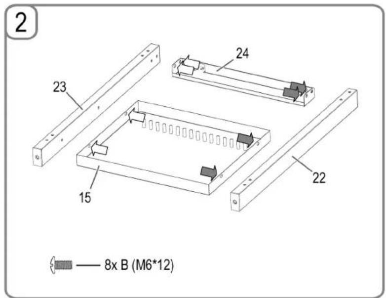 PROFICOOK PCGG 1059 - Assembling the grill - 2