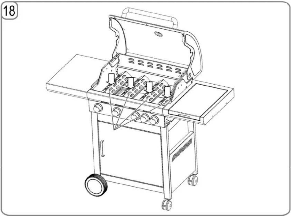 PROFICOOK PCGG 1059 - Assembling the grill - 18