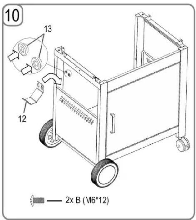 PROFICOOK PCGG 1059 - Assembling the grill - 12