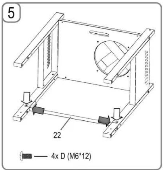 5 22 — 4x D (M6*12)