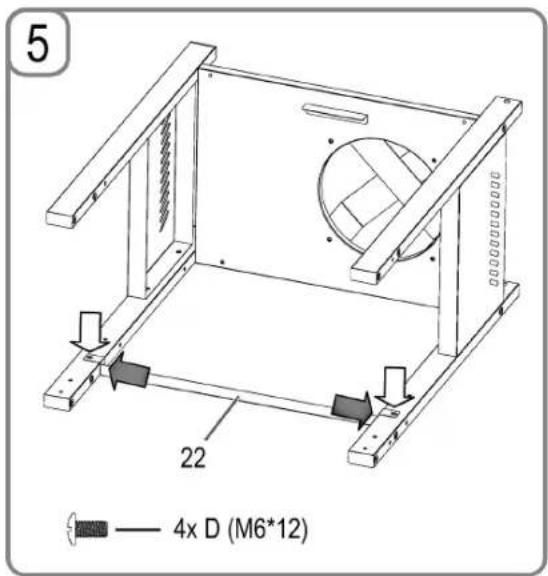 5 22 — 4x D (M6*12)