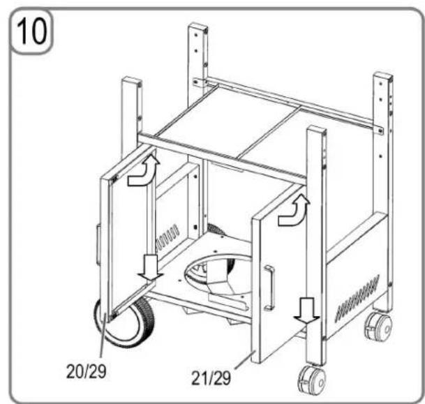 PROFICOOK PCGG 1057 - Montáž grilu - 8