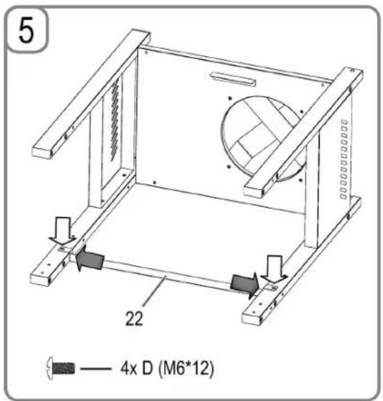 5 22 — 4x D (M6*12)