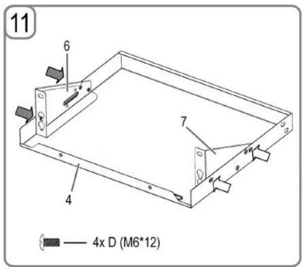 11 6 7 4 4x D (M6*12)