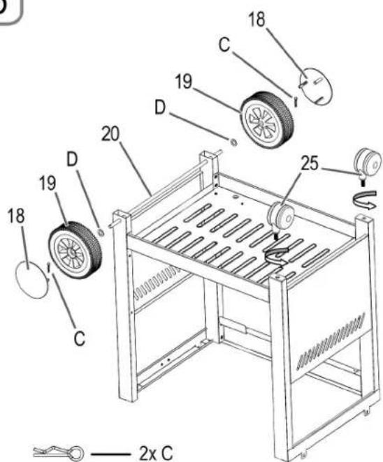 PROFICOOK PCGG 1058 - Montáz grilu - 6