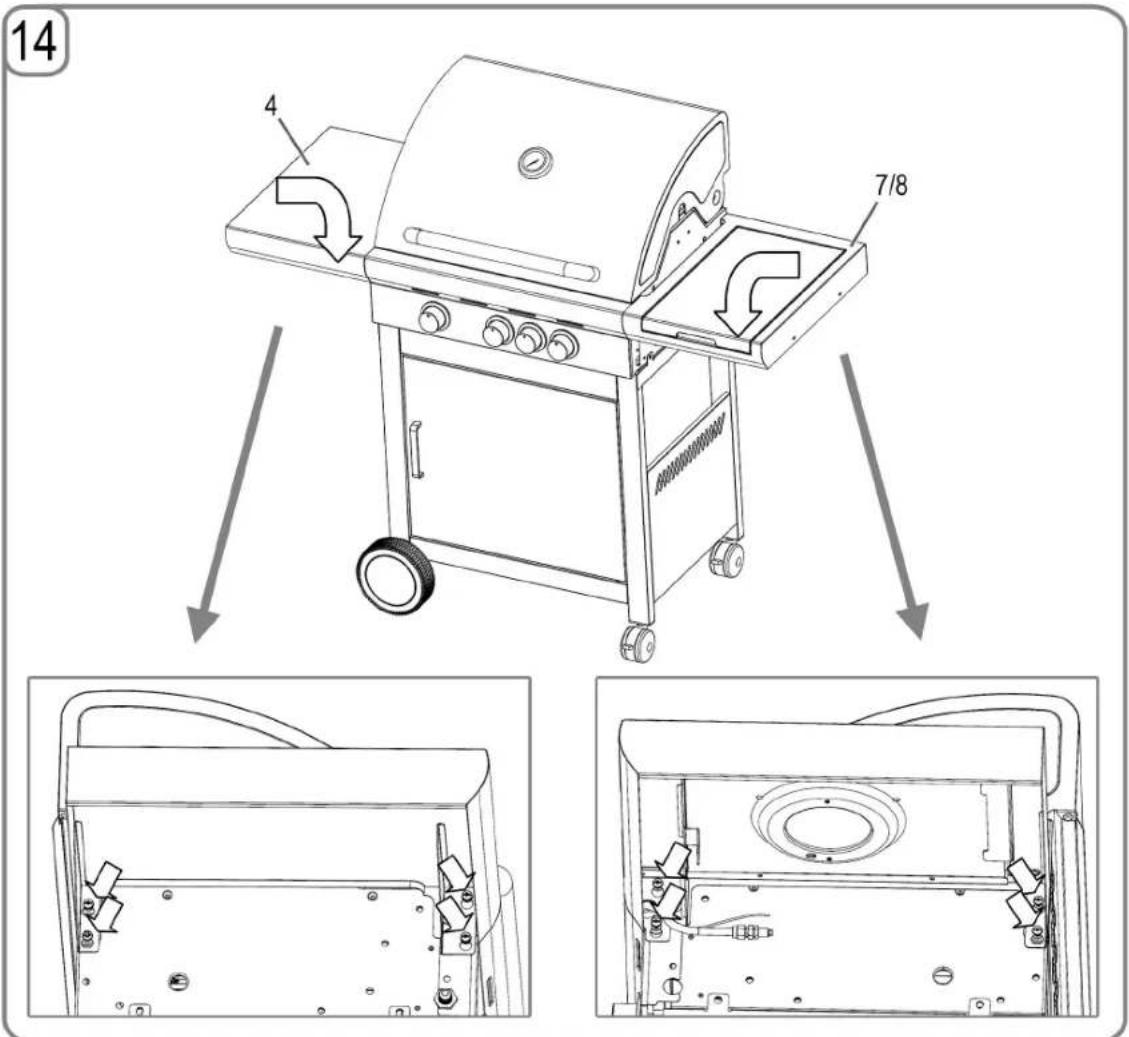 PROFICOOK PCGG 1058 - Assembling the grill - 14
