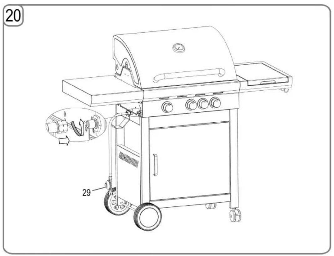 PROFICOOK PCGG 1058 - Assembling the grill - 20