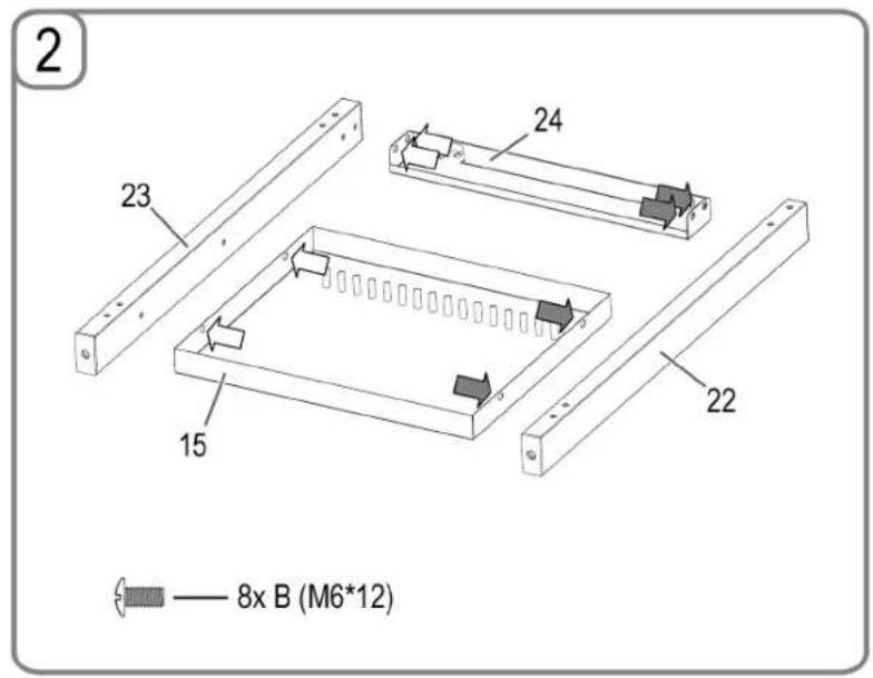 PROFICOOK PCGG 1058 - Assembling the grill - 2