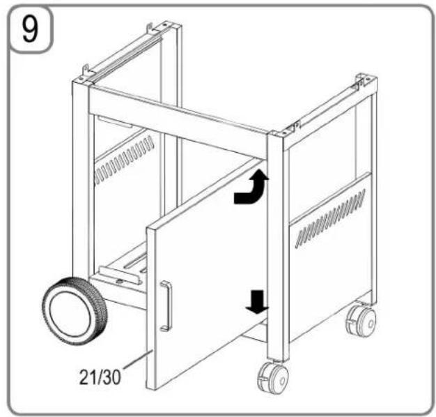 PROFICOOK PCGG 1058 - Montáz grilu - 10