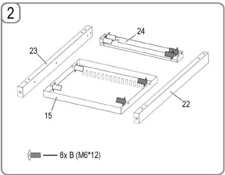 PROFICOOK PCGG 1058 - Montáz grilu - 2