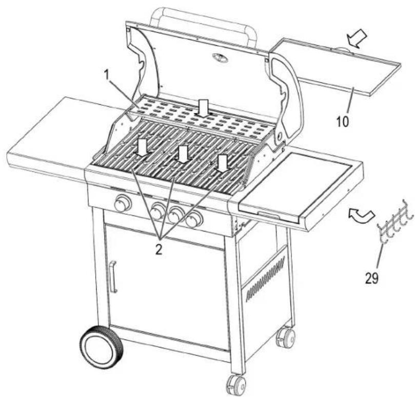 PROFICOOK PCGG 1058 - Montare la griglia - 19