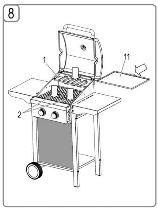 PROFICOOK PCGG 1128 - Für den Aufbau benöttigen Sie: - 8