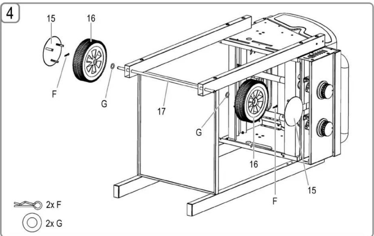 PROFICOOK PCGG 1128 - Für den Aufbau benöttigen Sie: - 4