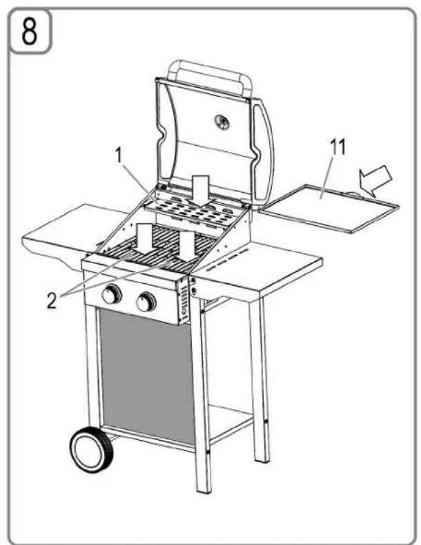PROFICOOK PCGG 1128 - Assembling the Grill - 8