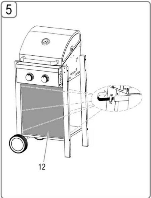 PROFICOOK PCGG 1128 - Monter le grill - 4