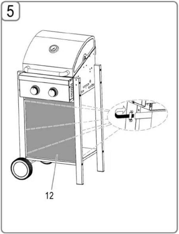 PROFICOOK PCGG 1128 - Assembling the Grill - 5