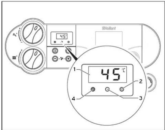VAILLANT EcoTEC plus VC 466 - Multifunktionsanzeige - 1