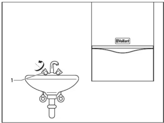 VAILLANT EcoTEC plus VC 466 - Warm water tappen - 1