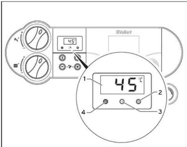 VAILLANT EcoTEC plus VC 466 - Multifunctionele weergave - 1