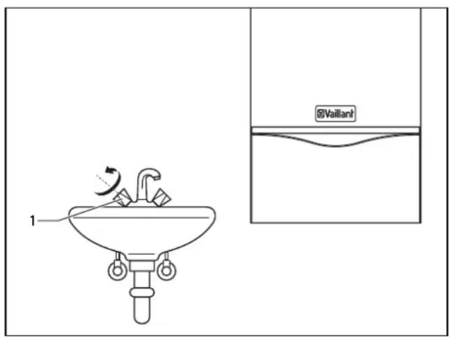 VAILLANT EcoTEC plus VC 656 - Warm water tappen - 1