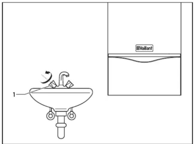 VAILLANT EcoTEC plus VC 656 - Puisage d'eau chaude sanitaire - 1