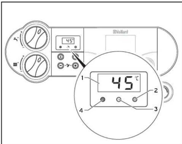 VAILLANT EcoTEC plus VC 656 - Affichage multifonctions - 1