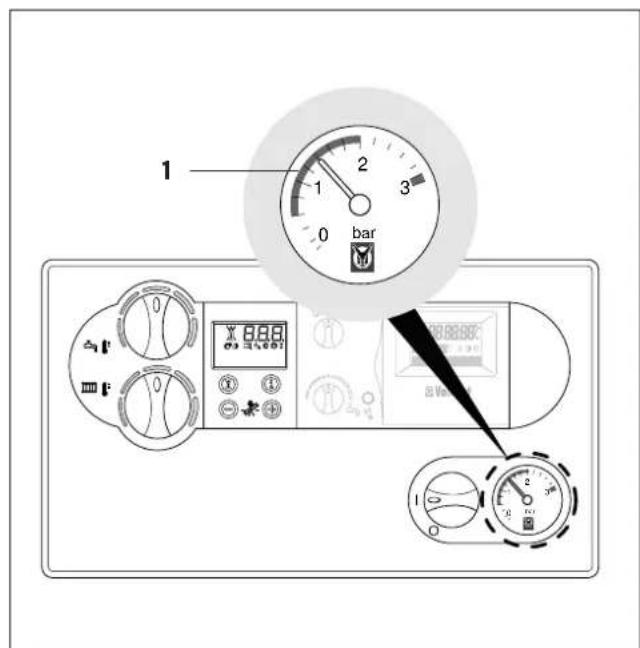 VAILLANT EcoMAX exclusiv 45 - Ouvrir les robinets d'arrêt (fig. B. 3) - 1