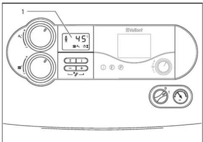 VAILLANT EcoCOMPACT VSC - Vue d'ensemble des éléments de commande - 4