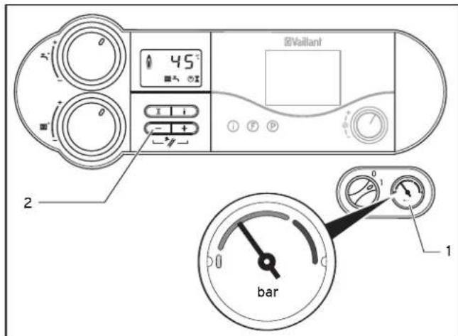 VAILLANT EcoCOMPACT VSC - Wees voorzichtig! Gevaar voor beschadiging door ondeskundig vullen! - 1