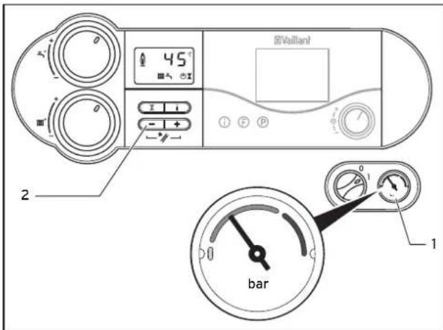 VAILLANT EcoCOMPACT VSC - Attention! Risque d'endommagement causé par un replissage incorrect! - 1