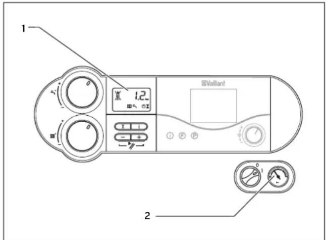 VAILLANT AtmoTEC proplus - Systeemdruk controleren - 1