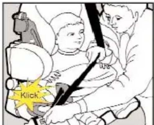 KIDDY Life pro - Beveiliging van het kind met het vanglichaam en de 3-punts-autogordel. - 3