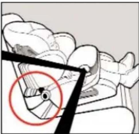 KIDDY Life pro - Réglage pour la position repos - 1