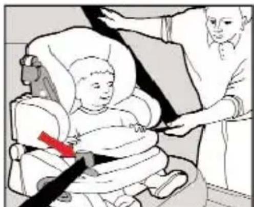 KIDDY Life pro - Sichern des Kindes mit Fangkörper und fahrzeugeigenem 3-Punkt-Gurt - 4