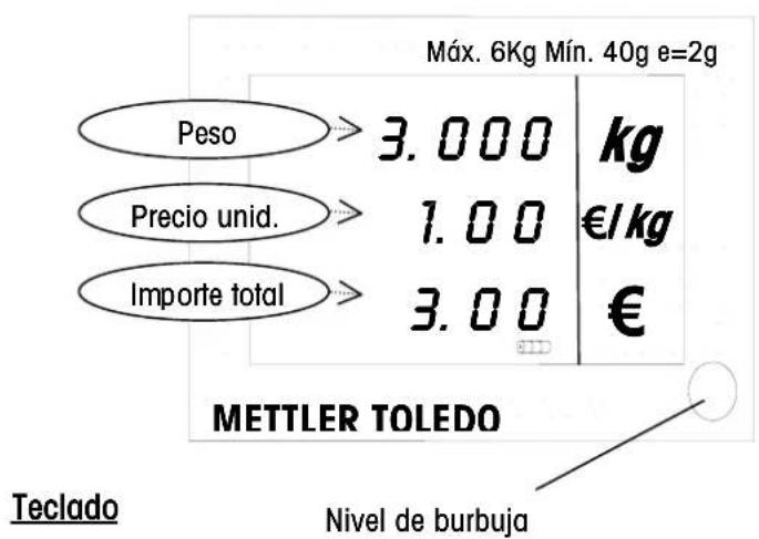 Mettler Toledo Tiger II RN10CNTRS - Visoryteclado - 1