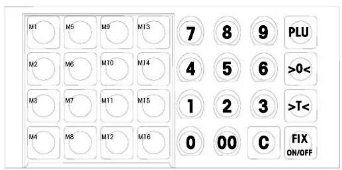 Mettler Toledo Tiger II RN10CNTRS - Display e Tastiera - 2