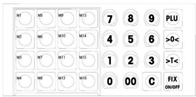 Mettler Toledo Tiger II RN10CNRS - Display e Tastiera - 2