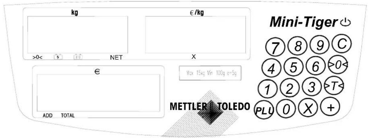 Mettler Toledo MiniTiger - Display and keyboard - 1