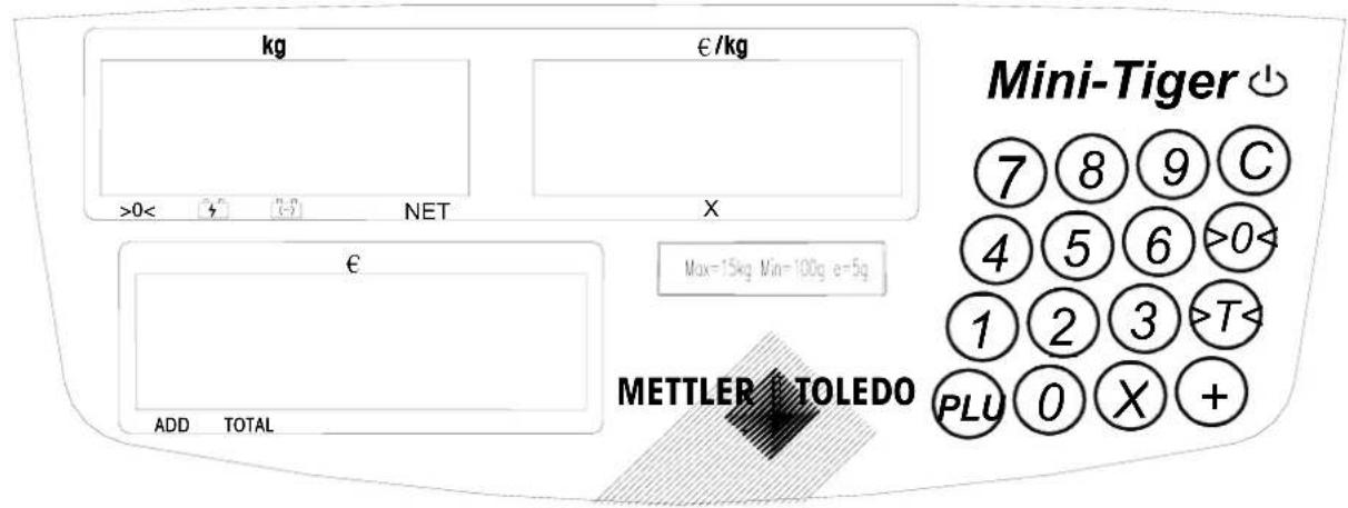 Mettler Toledo MiniTiger - Visoryteclado - 1