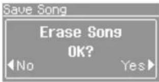 ROLAND FP80 - [SLOW] プタンを押て、「Erase」を選むま。 - 1