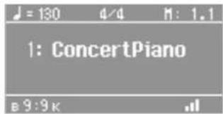 ROLAND FP80 - デイスPLEイのアイコン表示 - 1