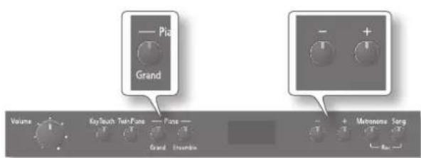 ROLAND F120 - Ajouter de la réverbération aux sons (réverbération) - 1