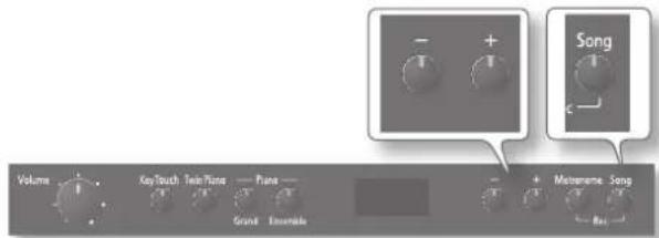 ROLAND F120 - Régler la brillance du son - 2