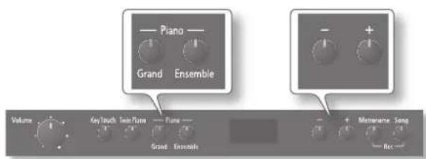 ROLAND F120 - Sélection de sons - 1