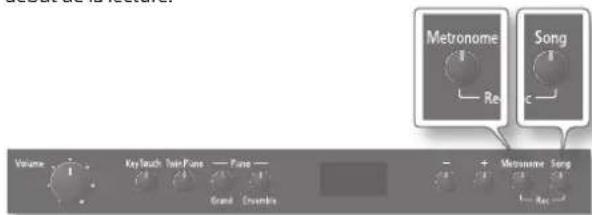 ROLAND F120 - Activer le décompte avant la lecture - 1