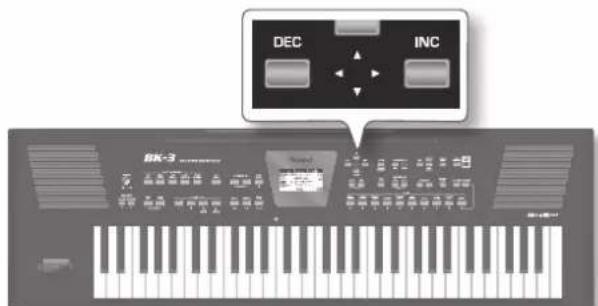 ROLAND BK3 - X E - 1