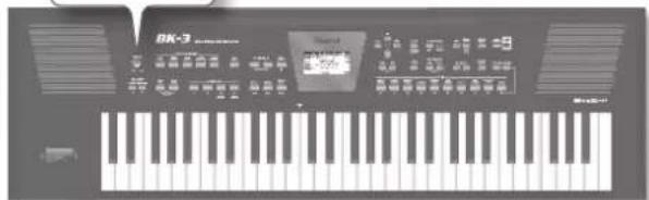 ROLAND BK3 - 電源を入る - 2