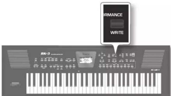 ROLAND BK3 - 設定を八氟一MANSとて保存する - 1