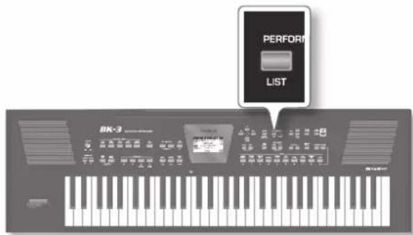 ROLAND BK3 - 2.PERFORMANCE [LIST（Lstb）] プタを押しだ。 - 1