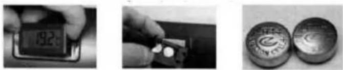 AVINTAGE AVV206 - Replacing the batteries on the digital display (depending on model) - 1